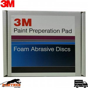10x 3M 150mm 6" P2000 Grit Hook N Loop Foam Fine Finishing Discs Pad