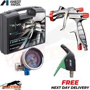 Anest Iwata LS400 ET 1.3mm Basecoat Drag Racer Edition Cleaning SHOWCASE Kit