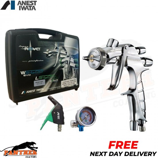 Anest Iwata WS400 CLEARCOAT 1.3mm Evo Spray Gun Supernova SHOWCASE Kit