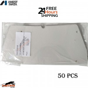 Anest Iwata Visor Tear-Off Pack – 50 Sheets – For Air Fed Respirator Mask