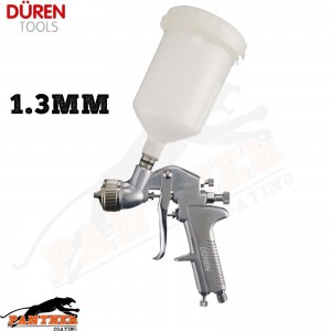 Fast mover Duren 521805 1.3mm Conventional Gravity Spraygun, Silver