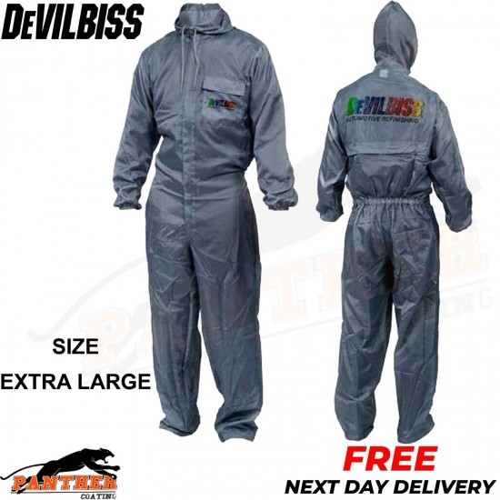 DeVilbiss Professional Clean Spray Painter's Overalls Reuseable SIZE EXTRA LARGE