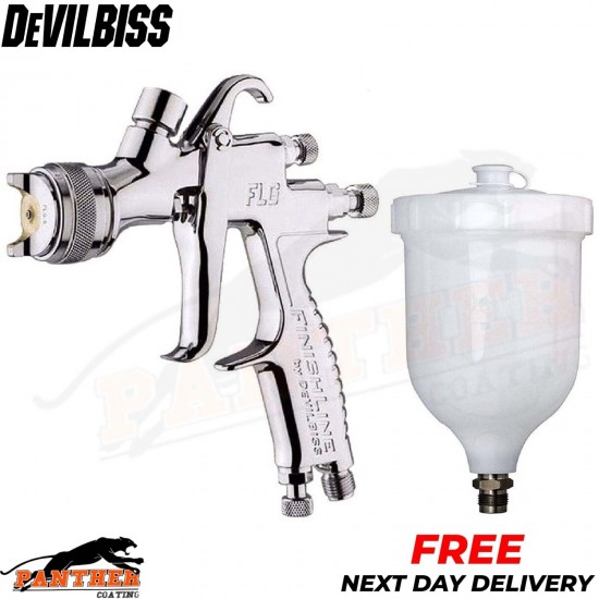 Devilbiss FLG-5 Spray Gun 1.8 mm Gravity Car Air Feed Sprayer Paint Solvents