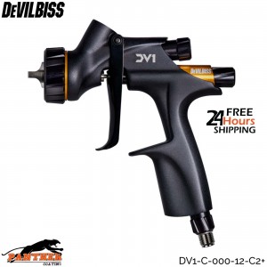DeVilbiss DV1 Non-Digital HVLP Clearcoat 1.2mm Spray Gun (DV1-C-000-12-C2+)