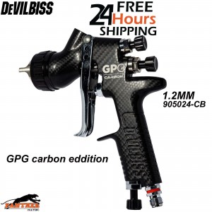 DeVilbiss Carbon Edition GPG 1.2mm General Purpose Setup Spray Gun 905024-CB