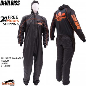 DeVilbiss Premium Professional Pro Clean Spray Painter's Overalls Reuseable Suit