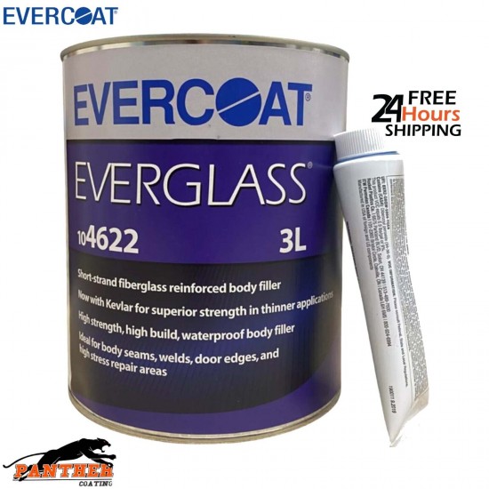 EVERCOAT 104622 EVERGLASS FIBERGLASS REINFORCED FILLER 3LT - WITH BPO HARDENER