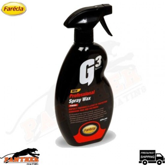 G3 Farecla Professional High Gloss Shine Spray Wax Car Paint Detailer 500m 7211