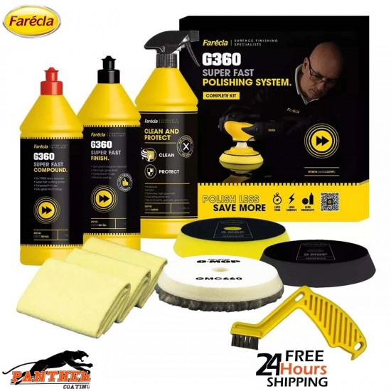 Farecla G360 KT3018 SUPER FAST POLISHING SYSTEM - COMPLETE KIT