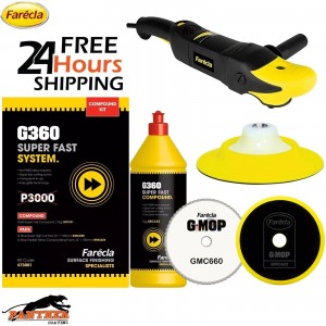 FARECLA G360 Super Fast System Compound Kit - KT3001 & FARECLA POLISHER