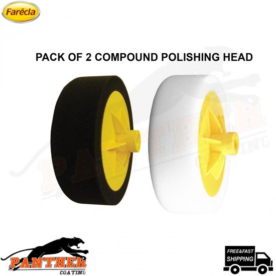 Farecla G Mop 150mm Compounding & Polishing Head 14mm 6" Foam Pack of 2