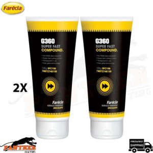 2x Farecla G360 Super Fast Compound SFC106 - 100g Tube High Quality