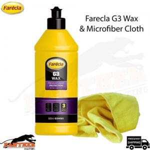 Farecla G3 Wax Premium Liquid Protection 500ml High Gloss & Microfibre Cloth