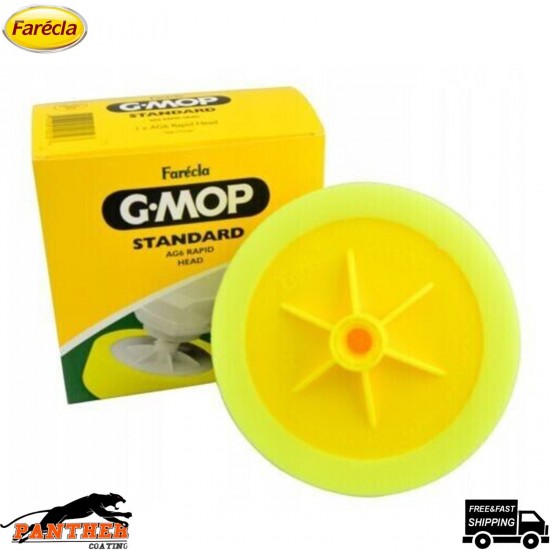 x1 FARECLA G-MOP G Mop 6" YELLOW Compounding Head 14mm thread GMH601