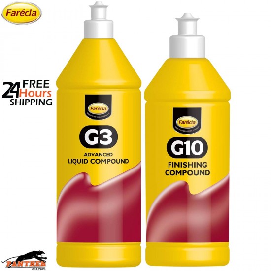 Farecla G3 Liquid Advanced 1L + G10 500ml Compound – Car Detailing Kit