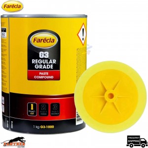 Farecla G3 1kg Compound + GMH601 G Mop Kit – Professional 14mm Polish Set