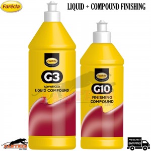 Farecla G3 & G10 Compound Kit – 1L Cutting + 500ml Finish Polish Car Paint Care