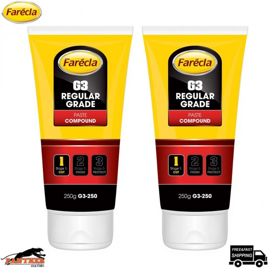 Farecla G3 Regular Grade Paste Compound 250g Tube X2– Car Paintwork Polish