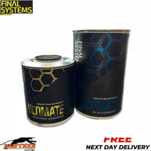 FINAL SYSTEMS ULTIMATE 2K HS CLEAR COAT LACQUER (1.5LTR KIT) WITH FAST HARDENER