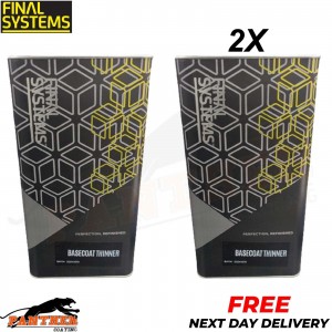 2x FINAL SYSTEMS BASECOAT THINNER – 5ltr