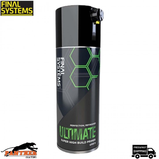 FINAL SYSTEMS ULTIMATE SUPER HIGH BUILD PRIMER - GREY 400ml