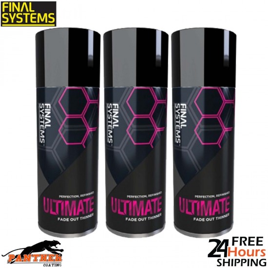 3 x FINAL SYSTEMS ULTIMATE FADE OUT THINNER - 400ml