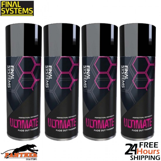 4 x FINAL SYSTEMS ULTIMATE FADE OUT THINNER - 400ml