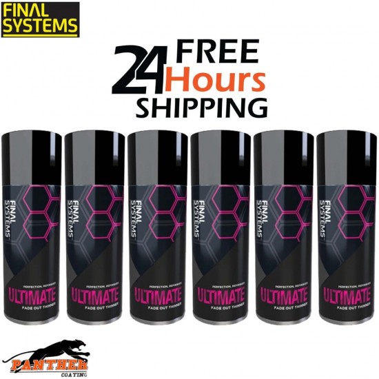 6 x FINAL SYSTEMS ULTIMATE FADE OUT THINNER - 400ml