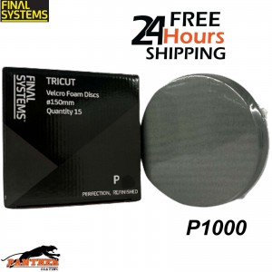 FINAL SYSTEMS TRICUT Fine Finishing Discs 150mm Foam Discs (P1000)