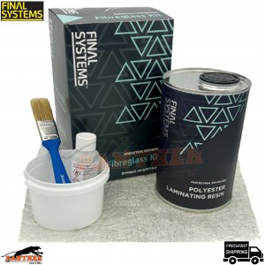 Final Systems CS20 Fibreglass Repair Kit – 5pc with Resin & 20ml Catalyst