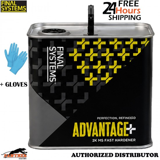 Final Systems Advantage+ 2K MS Fast Hardener Automotive 2.5L + Gloves
