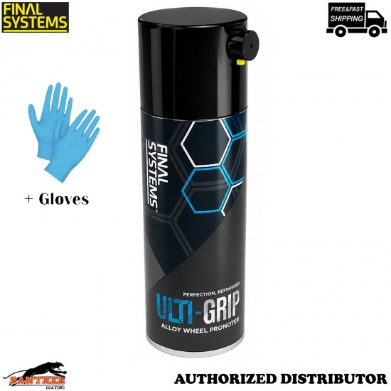 Final Systems ULTI-GRIP Alloy Wheel Promoter Clear Etch Primer Aerosol 400ml