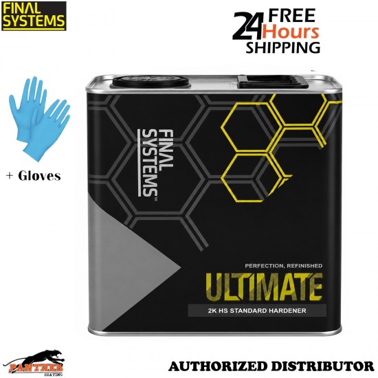 Final Systems 2K HS Standard Hardener 2.5L Automotive Clearcoat + Gloves