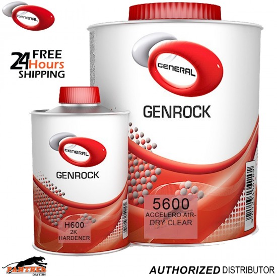 GenRock 5600 Clearcoat 1.5L + H500 2K Fast Hardener Paint System