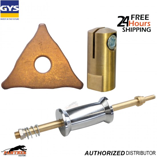 GYS Short Inertia Hammer Kit 1.1kg Dent Repair Chuck + 20 Stars