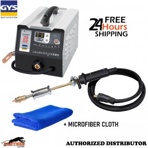 GYS GYSPOT 39.02 Professional Dent Puller &Lance Auto Body Repair 230V + Gloves