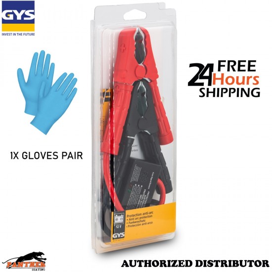 GYS 41318 12V Anti-Arc Surge Protector Battery Electronics Protection + Gloves