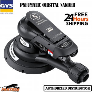 GYS Pneumatic Orbital Sander 150mm 5mm Excursion Bodyshop 087897