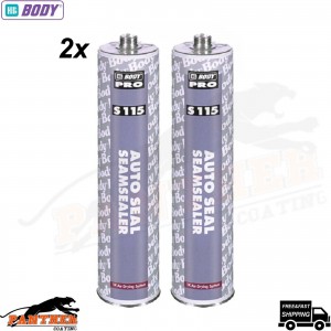 2x HB Body S115 Seam Sealer Cartridge1K Car Body Sealer 300ML Air Drying System