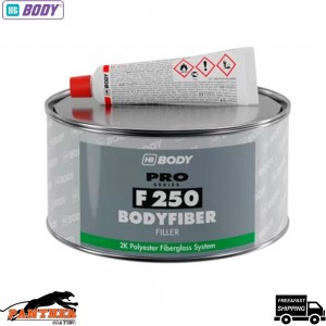 HB Body Pro Series Bodyfiber 250 Bridging Filler 250g Polyester System