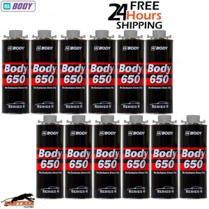 12x HB BODY 650 STONE CHIP GREY 1KG SCREW TOP CAN SERIES 6