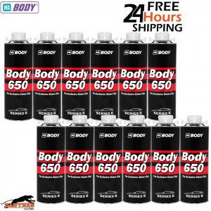 12x HB BODY 650 STONE CHIP WHITE 1KG SCREW TOP CAN SERIES 6