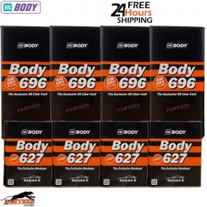 HB BODY 696 HS SR Air-Dry 2:1 Clearcoat X4 7.5L Kit with 627 Fast Hardener