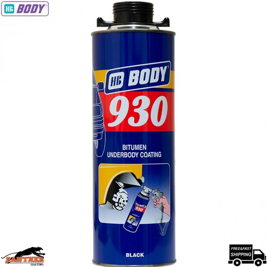 HB Body 930 Black Bitumen Underbody 1L – Professional Underseal
