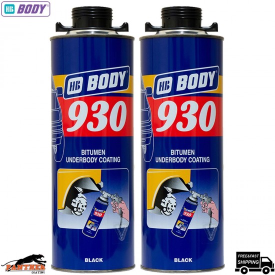 2X HB Body 930 Black Bitumen Underbody 1L – Professional Underseal