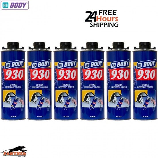 6X HB Body 930 Black Bitumen Underbody 1L – Professional Underseal