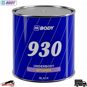 HB Body 930 Underbody Black Bitumen 1Kg – Professional Car Coating