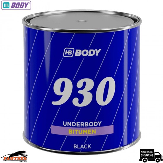 HB Body 930 Underbody Black Bitumen 1Kg – Professional Car Coating