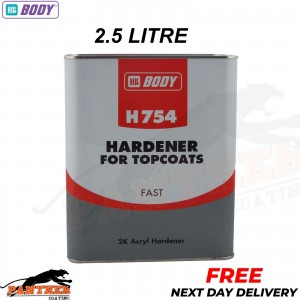 HB BODY H 754 FAST HARDNER FOR TOPCOATS 2.5 Litre