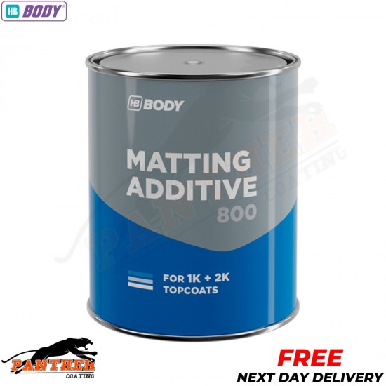 HB BODY MATTING ADDITIVE 800 FOR 1K + 2K TOPCOATS Next day delivery